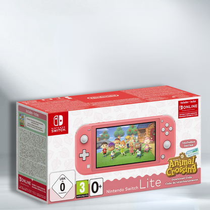 SWITCH LITE CONSOLE ANIMAL CROSSING CORALLO SPECIAL EDITION